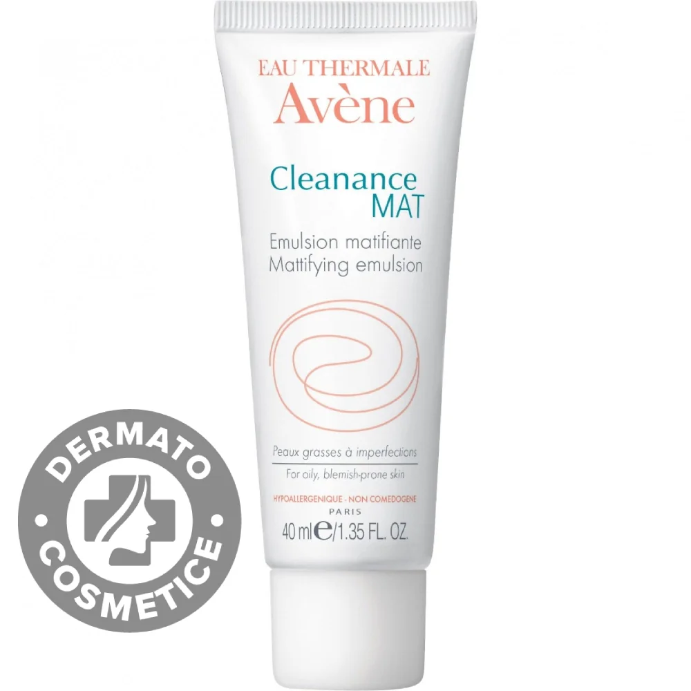 Emulsie matifianta pentru ten gras cu imperfectiuni Cleanance Mat, 40 ml, Avene