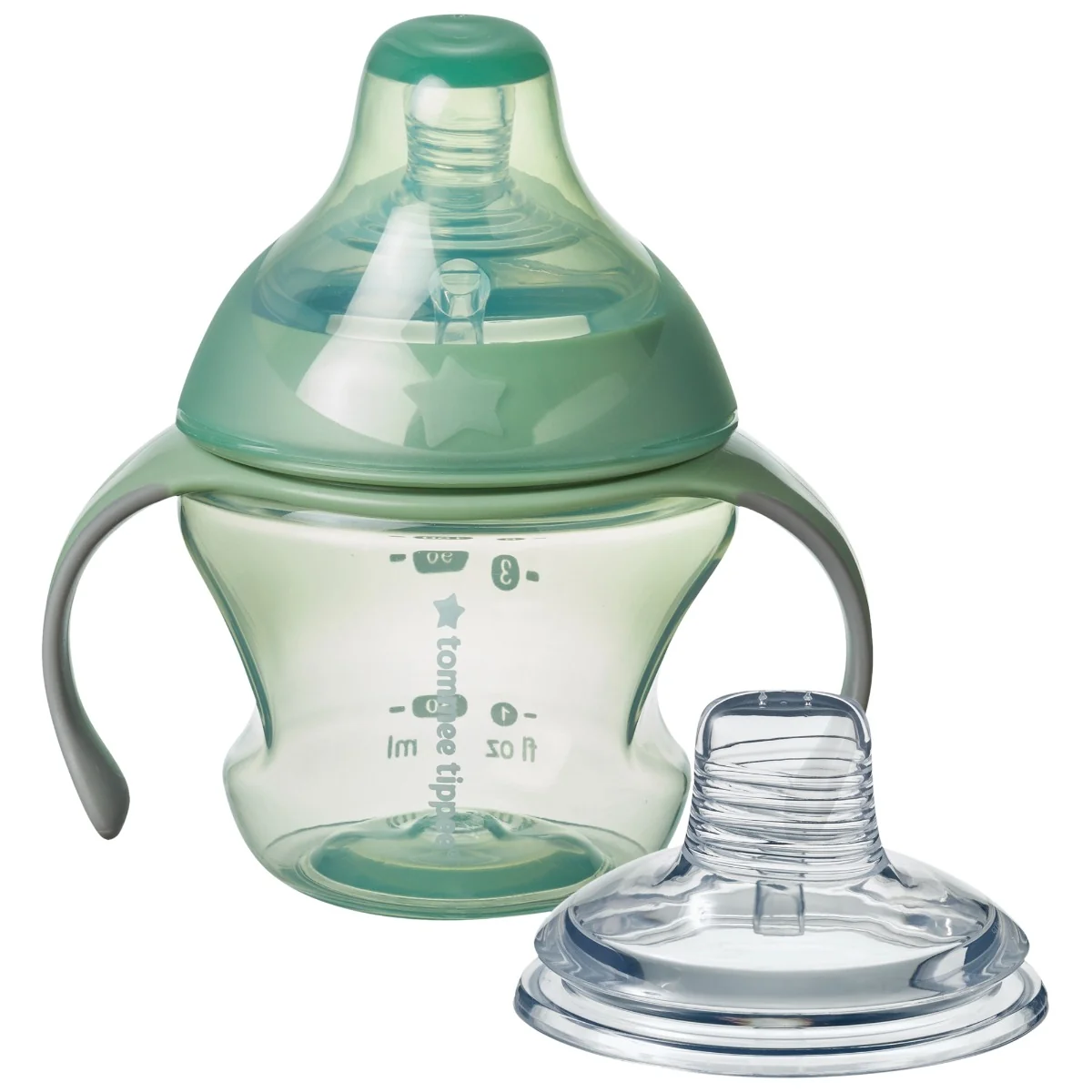Cana de tranzitie pentru +4 luni Verde, 150ml, Tomme Tippee