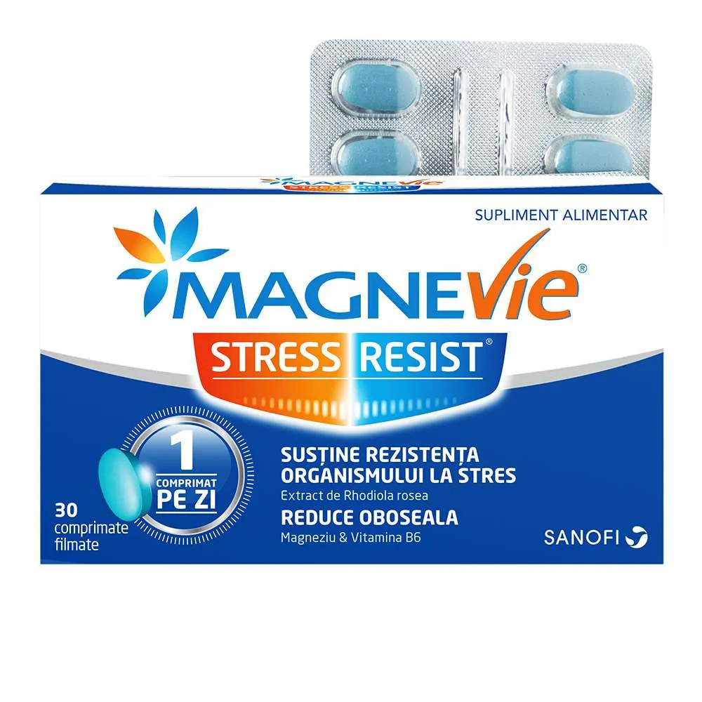 MagneVie Stress Resist, 30 comprimate, Sanofi