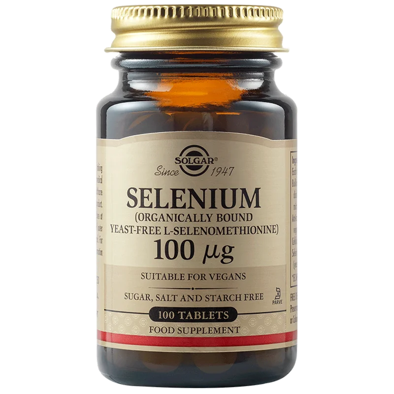 Seleniu 100mcg, 100 tablete, Solgar