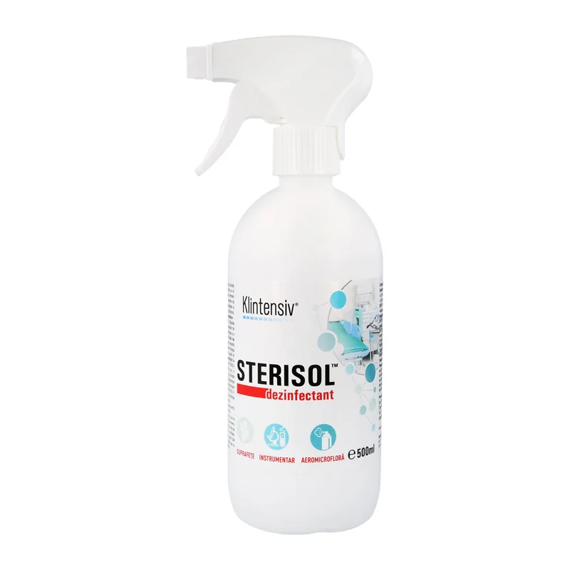 Dezinfectant pentru suprafete de nivel inalt Sterisol RTU, 500ml, Klintensiv