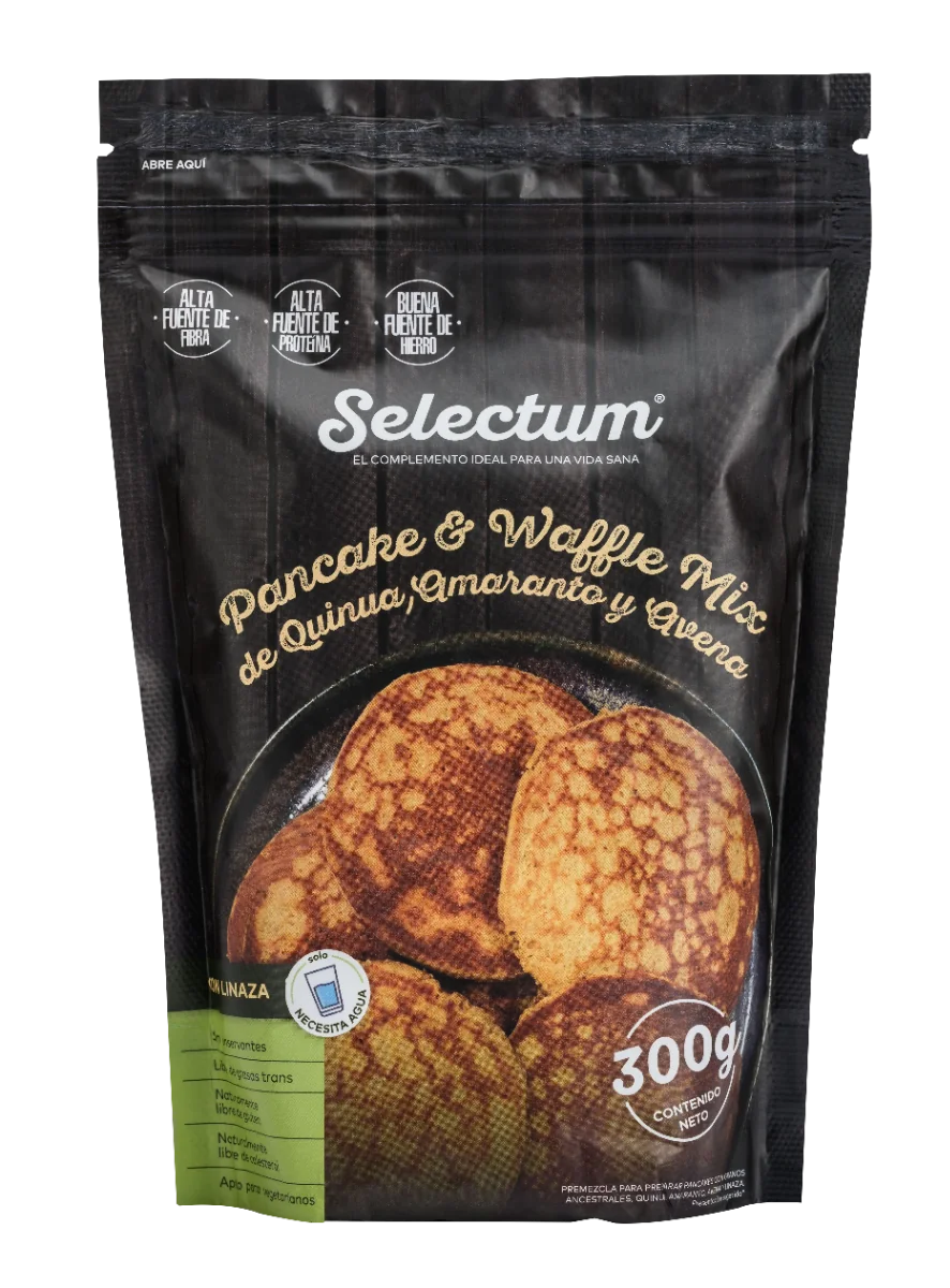 Amestec de clatite si vafe cu quinoa, amarant si ovaz, 300g, Selectum