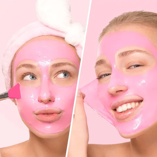 Masca pentru stralucire peel-off Pink Mask, 75ml, Biovene