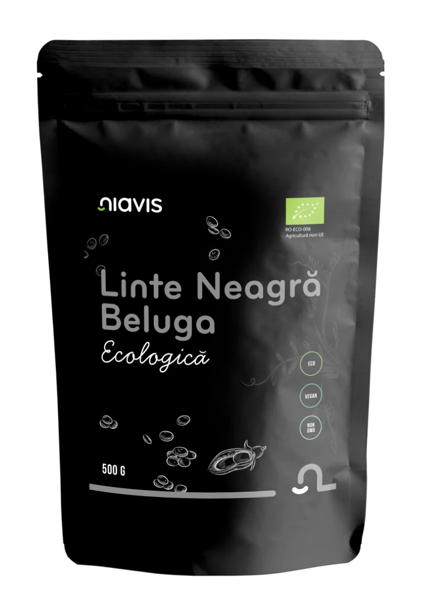 Linte neagra Beluga, 500g, Niavis