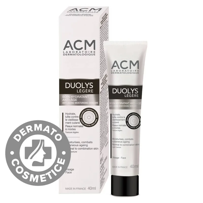 Crema hidratanta anti-imbatranire Duolys Legere, 40ml, ACM | Dr. Max Farmacia