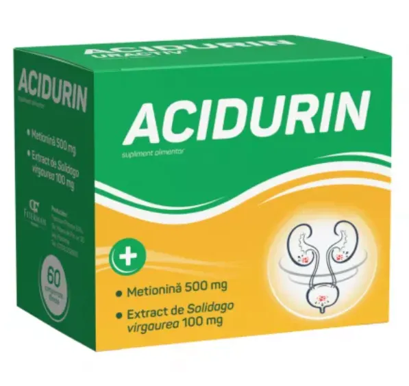 Acidurin, 60 comprimate filmate, Uractiv