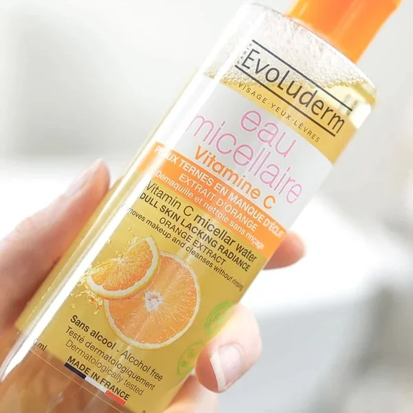 Apa micelara pentru demachiere cu Vitamina C, 250ml, Evoluderm