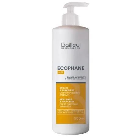 Sampon pentru par fragil Ecophane soft, 500ml, Bailleul