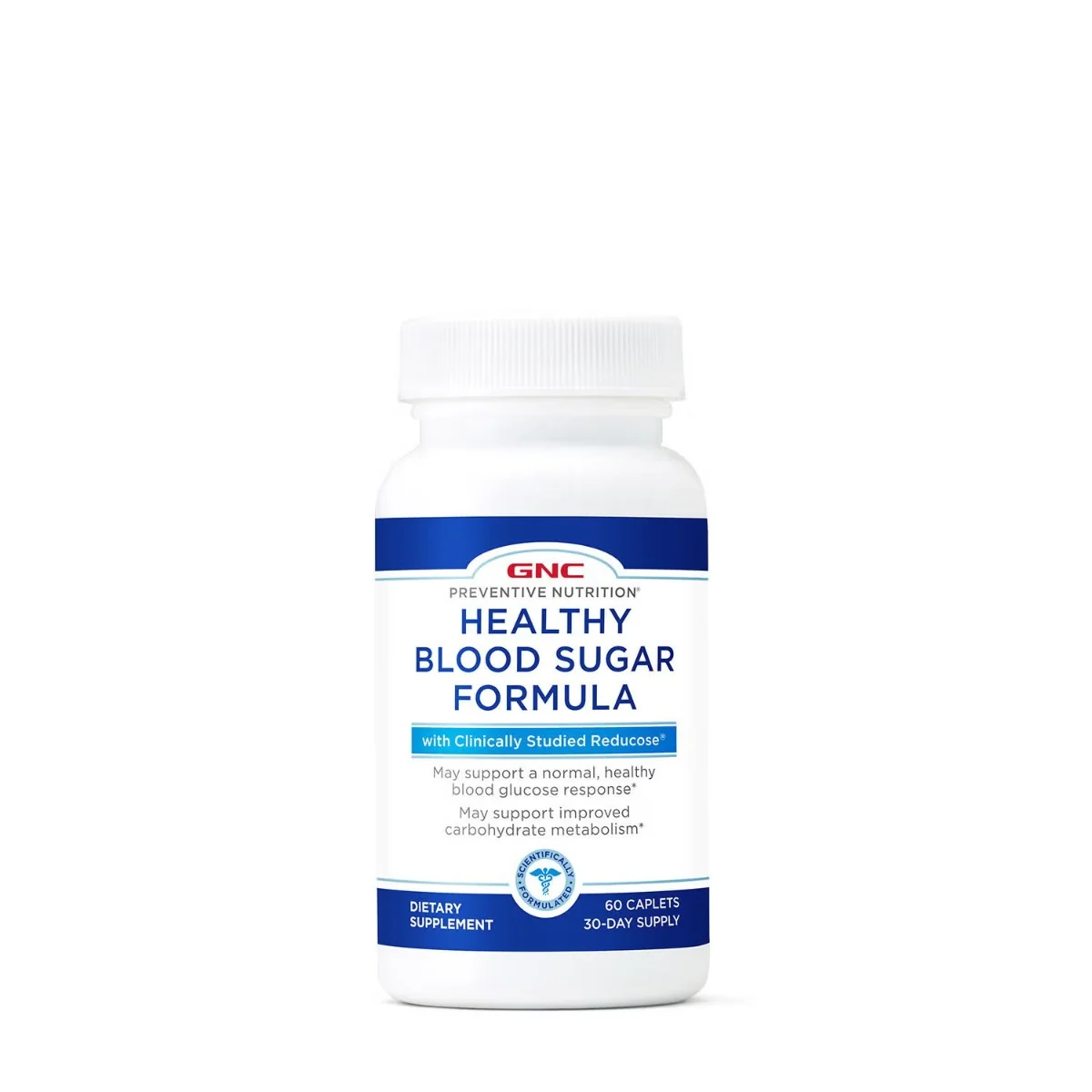 Formula cu reducose pentru reglarea zaharului din sange Preventive Nutrition Blood Sugar, 60 tablete, GNC 