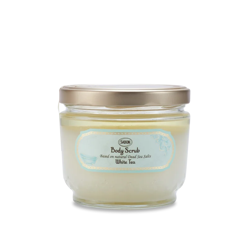 Exfoliant pentru corp White Tea, 600g, Sabon