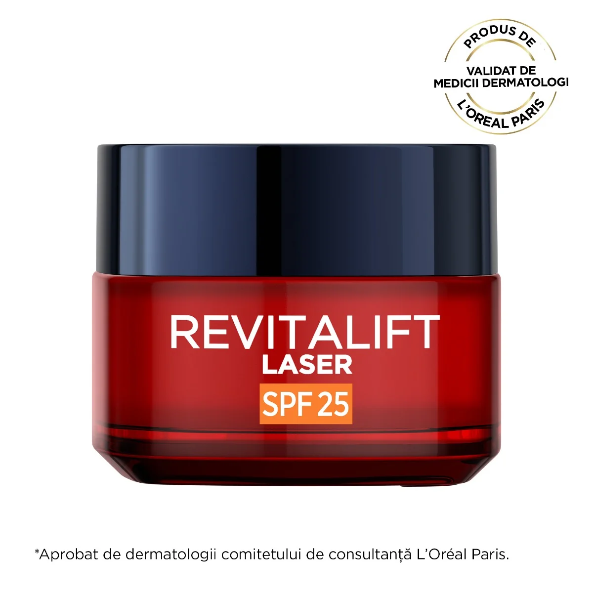 Crema antirid de zi Revitalift Laser cu SPF25 cu tripla actiune, 50ml, L'Oreal Paris