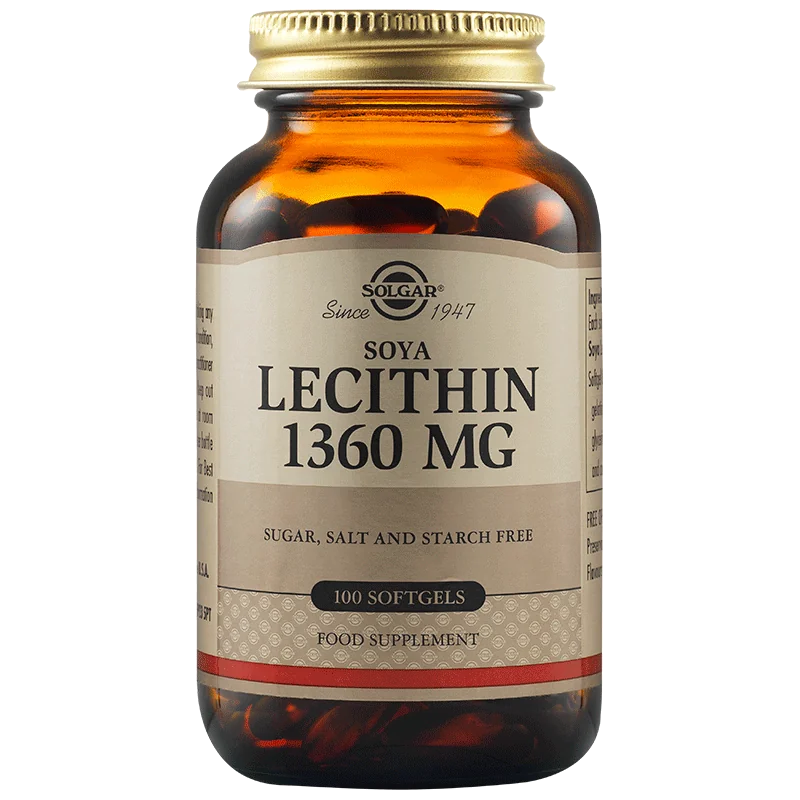 Lecitina 1360mg, 100 capsule, Solgar
