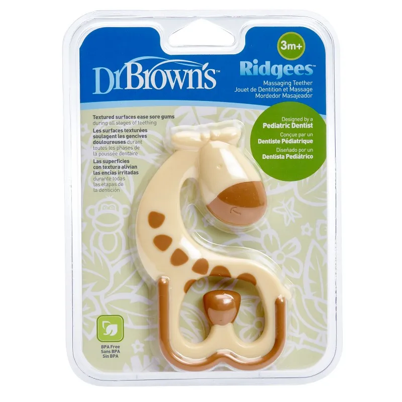 Jucarie de dentitie in forma de girafa, 1 bucata, Dr. Brown's