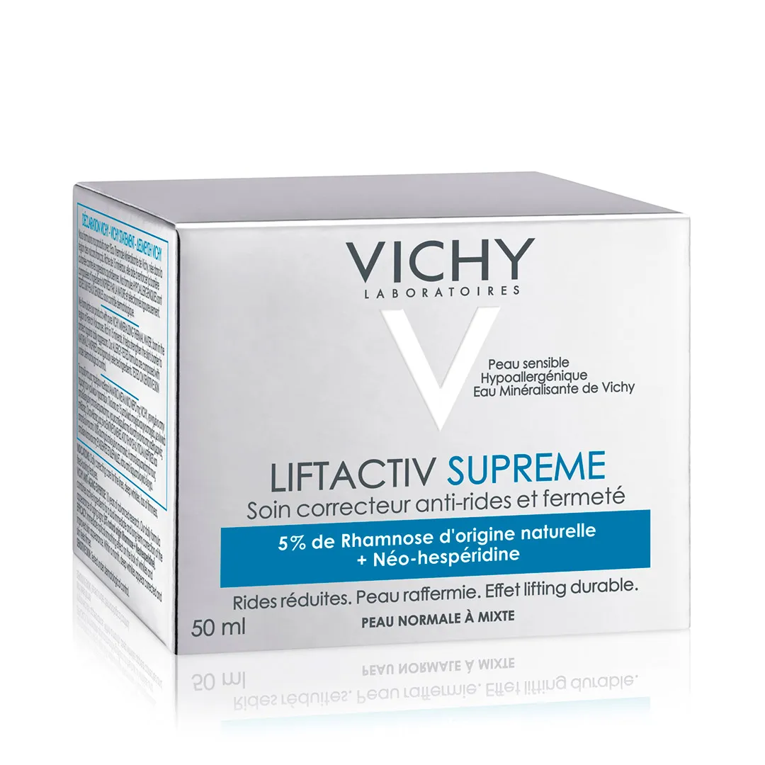 Crema de zi antirid si fermitate pentru ten normal-mixt Liftactiv Supreme, 50ml, Vichy 