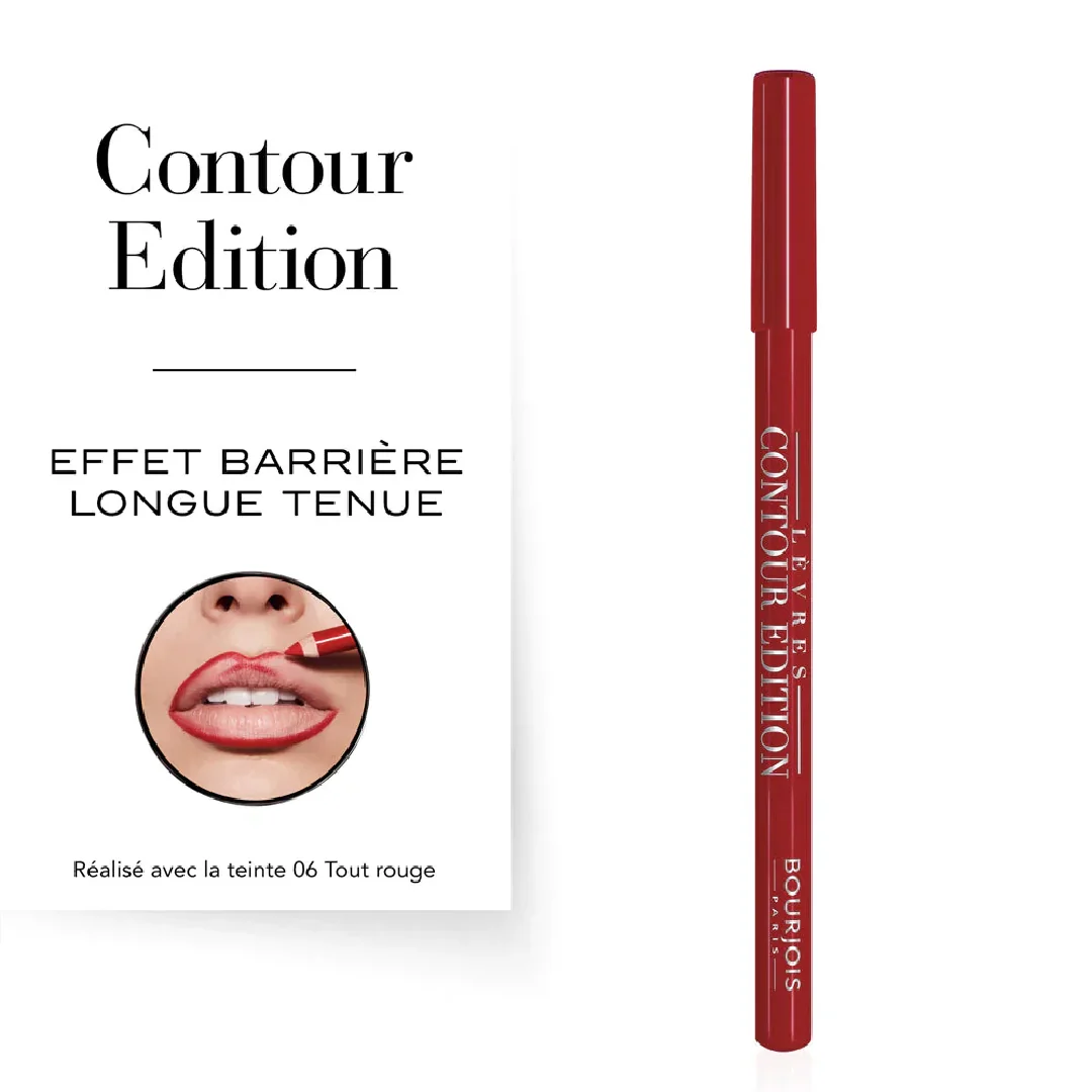 Creion de buze Contour Edition 07 Cherry Boom Boom, 1,14g, Bourjois