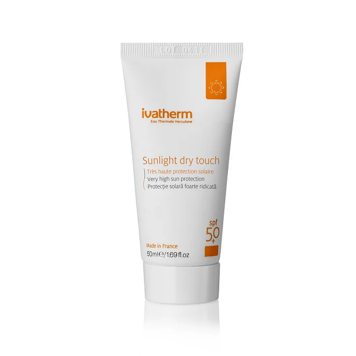 Protectie solara foarte ridicata Dry touch SPF50+ Sunlight, 50ml, Ivatherm
