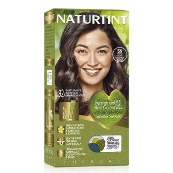 Vopsea de par permanenta 5N Light Chestnut Brown, 170 ml, Naturtint