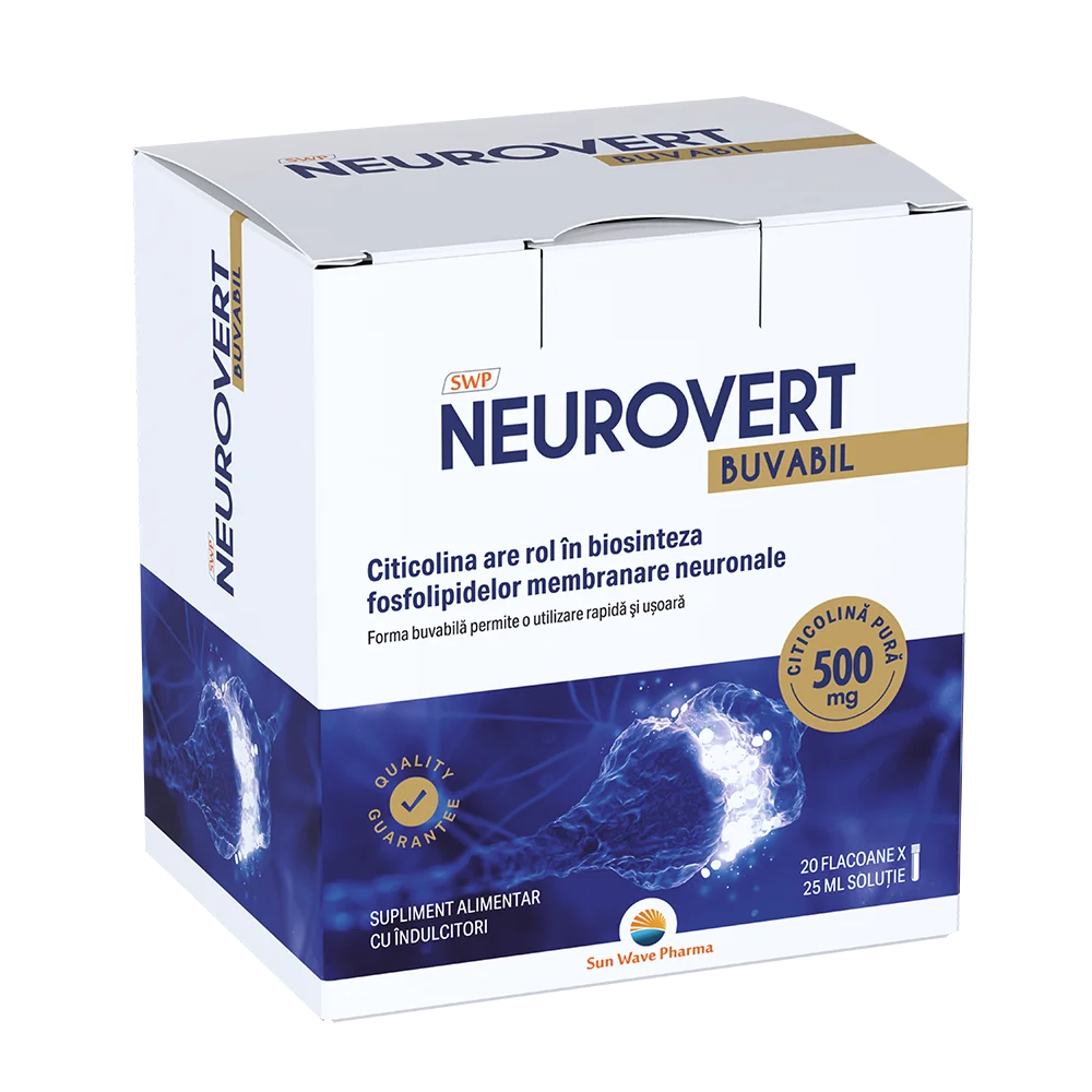 Neurovert buvabil, 20 flacoane, Sun Wave Pharma