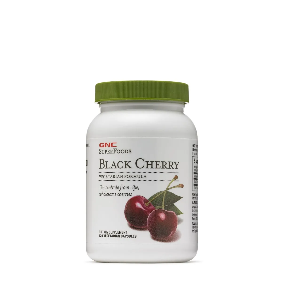 Concentrat de Cirese Negre Black Cherry, 120 capsule, GNC SuperFoods 