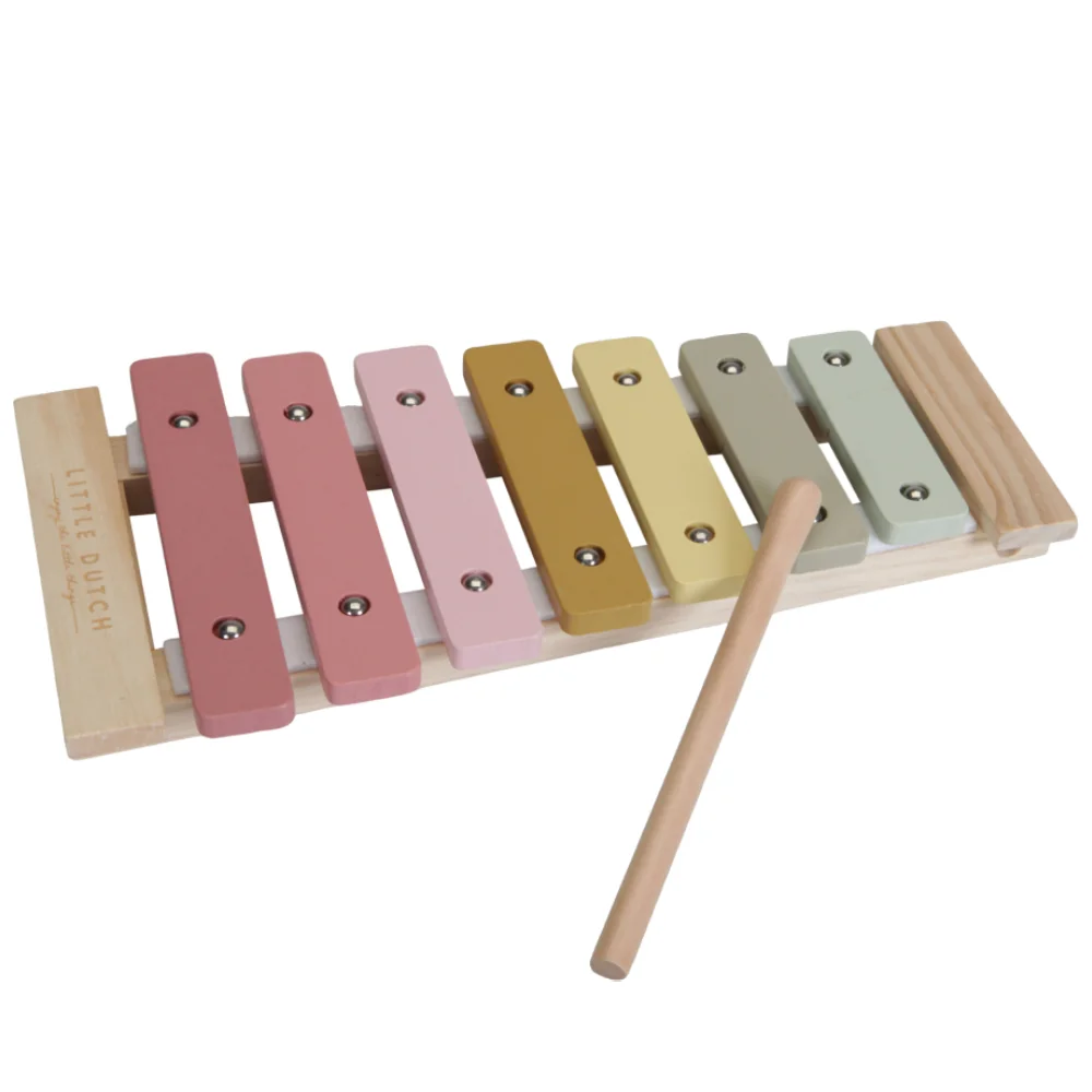 Instrument muzical - xilofon din lemn Wild Flowers, 1 bucata, Little Dutch