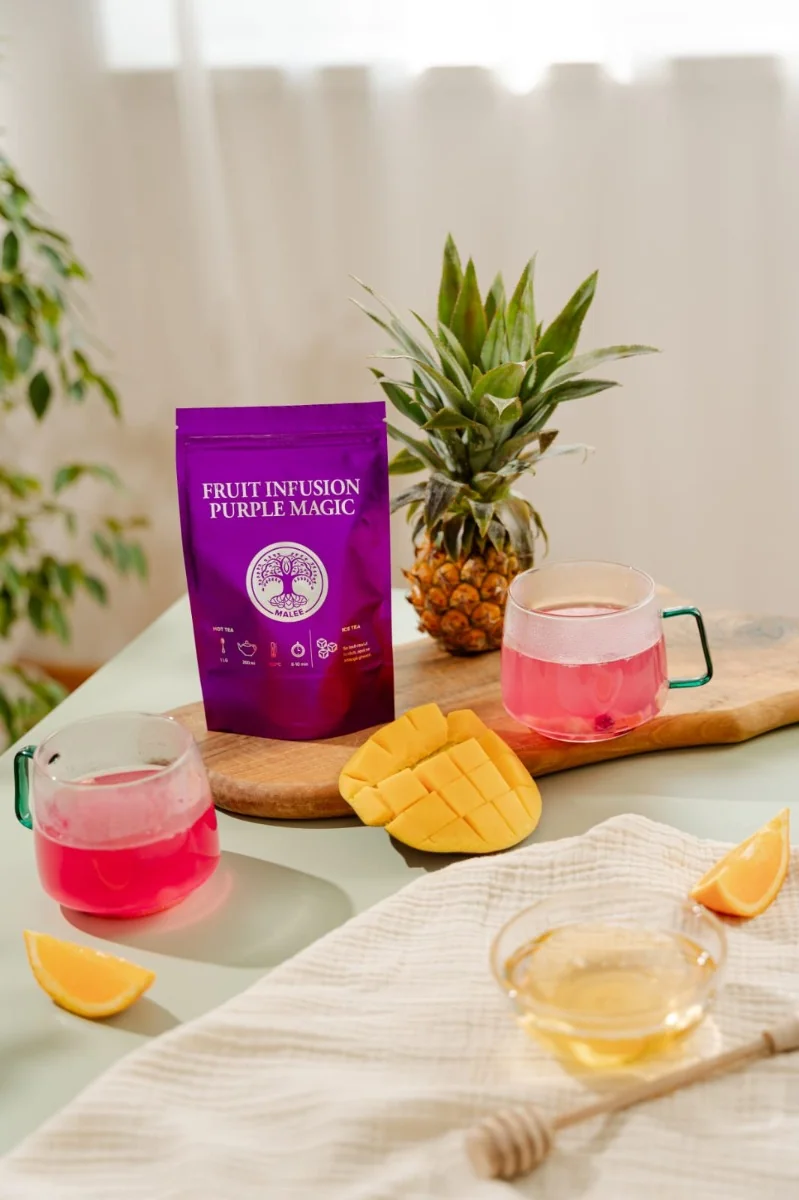 Ceai de fructe Purple Magic, 50g, Malee Tea