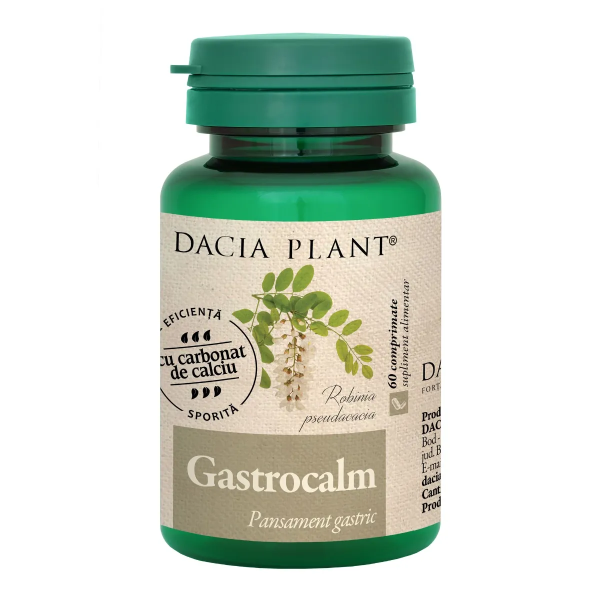 Gastrocalm, 60 comprimate, Dacia Plant