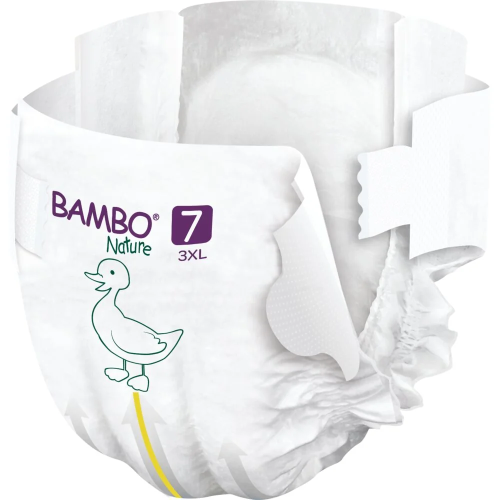 Scutece Eco Premium 18+ kg Marimea 7, 40 bucati, Bambo Nature