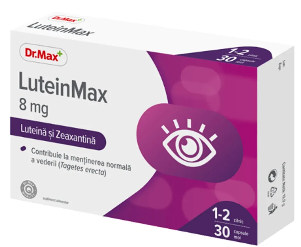 Dr.Max LuteinMax, 30 comprimate moi