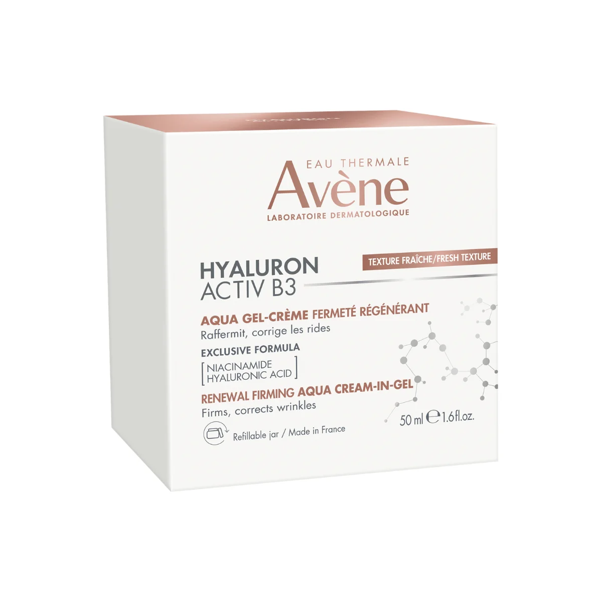 Crema pentru regenerare celulara Aqua-gel Hyaluron Activ B3, 50ml, Avene