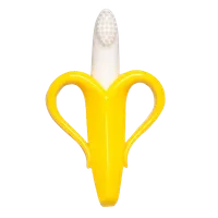 Jucarie pentru dentitie 2 in 1 model de banana, 1 bucata, Coccorito