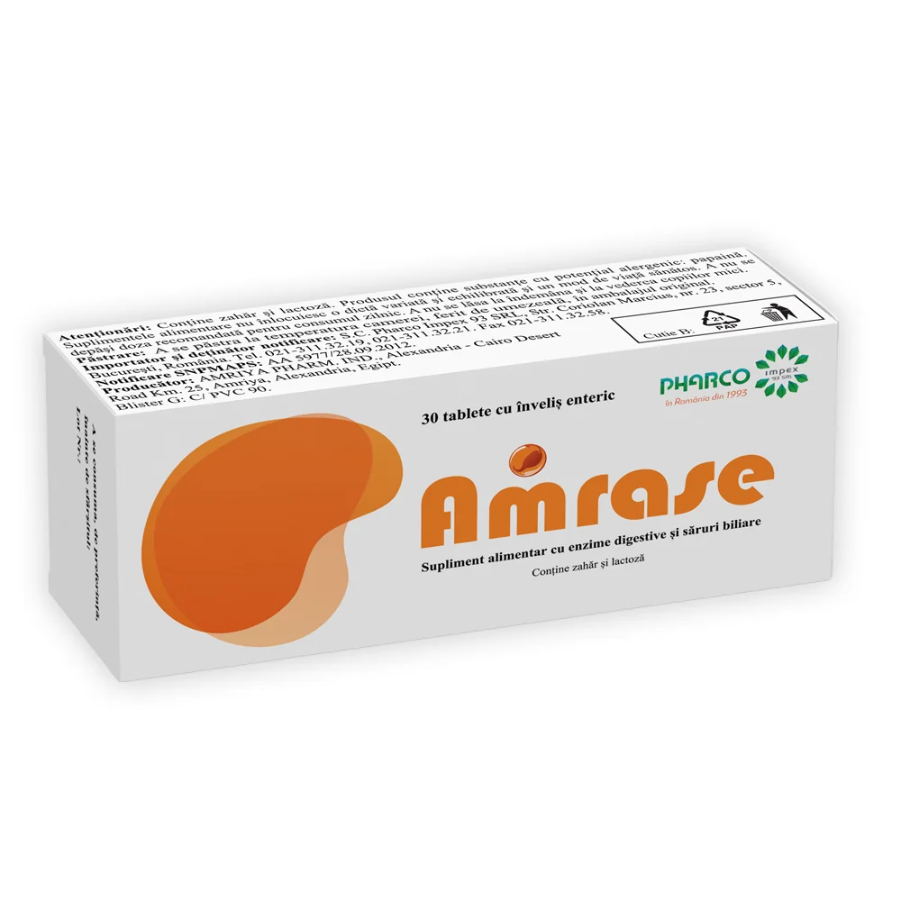 Amrase, 30 tablete, Pharco