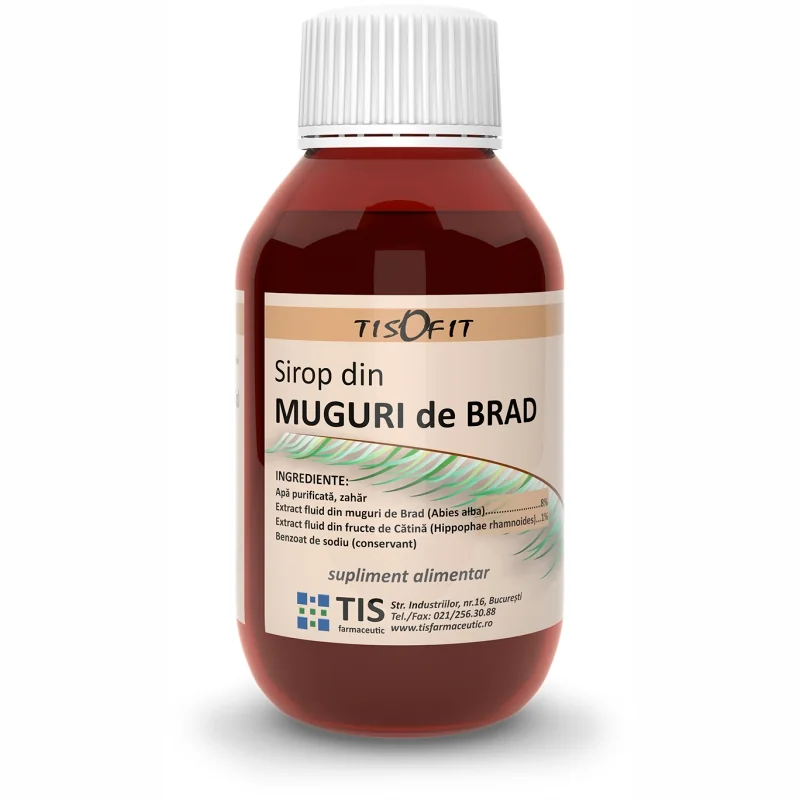 Sirop din muguri de brad Tisofit, 150ml, Tis Farmaceutic