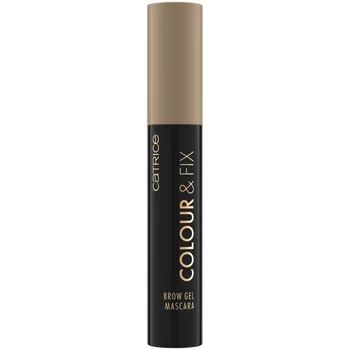 Mascara pentru sprancene Colour & Fix Brow Gel Mascara 020 - Medium Brown, 5ml, Catrice