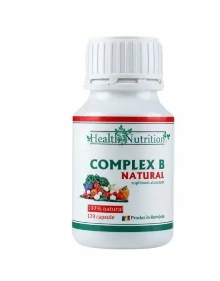 Complex B Natural, 120 capsule, Health Nutrition