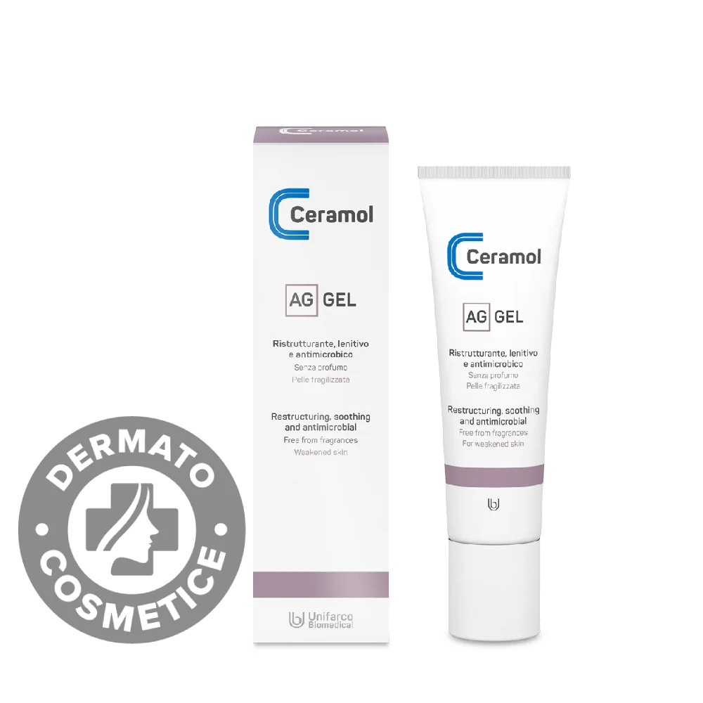 Gel reparator pentru piele fragila AG, 30ml, Ceramol