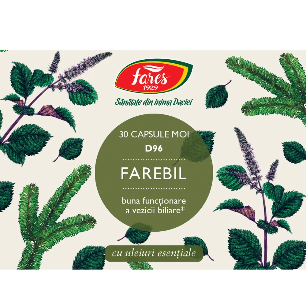 Farebil D96, 30 capsule, Fares