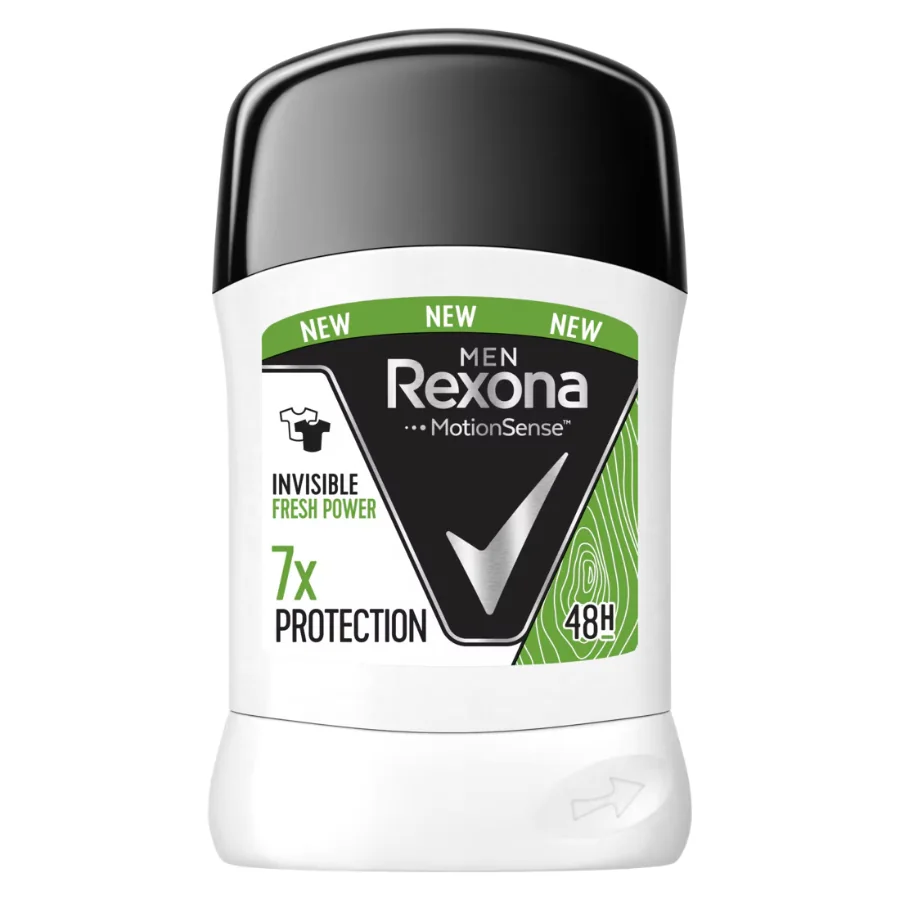 Deodorant stick Man Invisible Fresh, 50ml, Rexona
