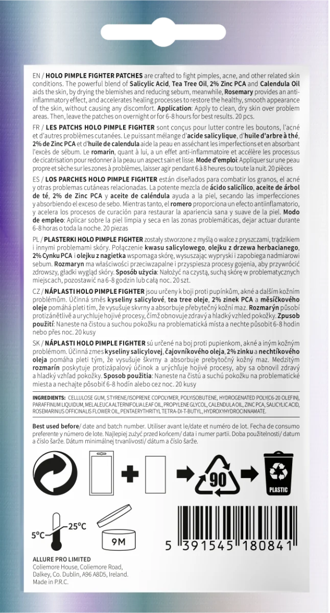 Plasturi impotriva cosurilor Holo, 20 bucati, Erne