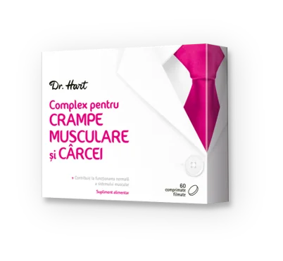 Dr.Hart Complex pentru crampe musculare si carcei, 60 comprimate