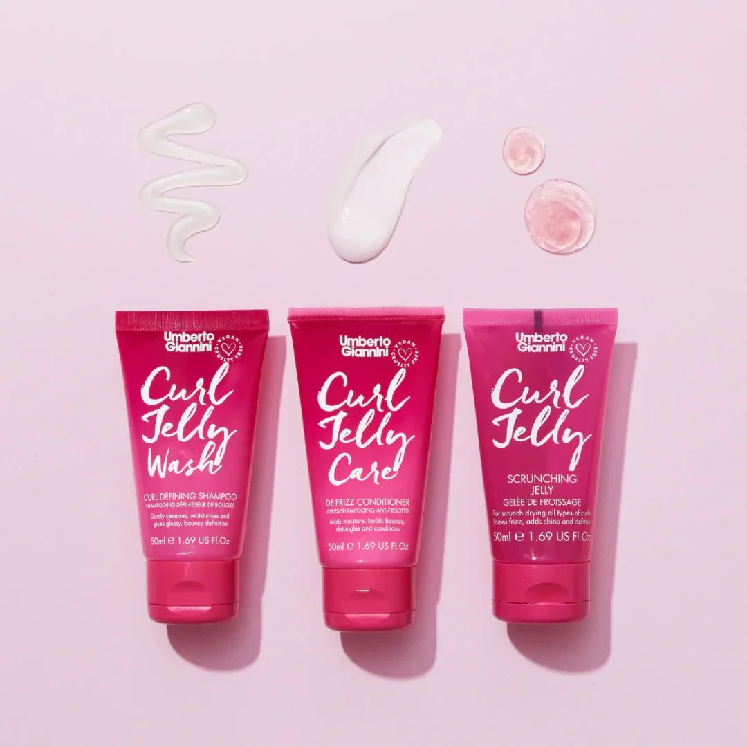 Set travel size pentru definirea buclelor Curl Jelly Care, 1 bucata, Umberto Giannini