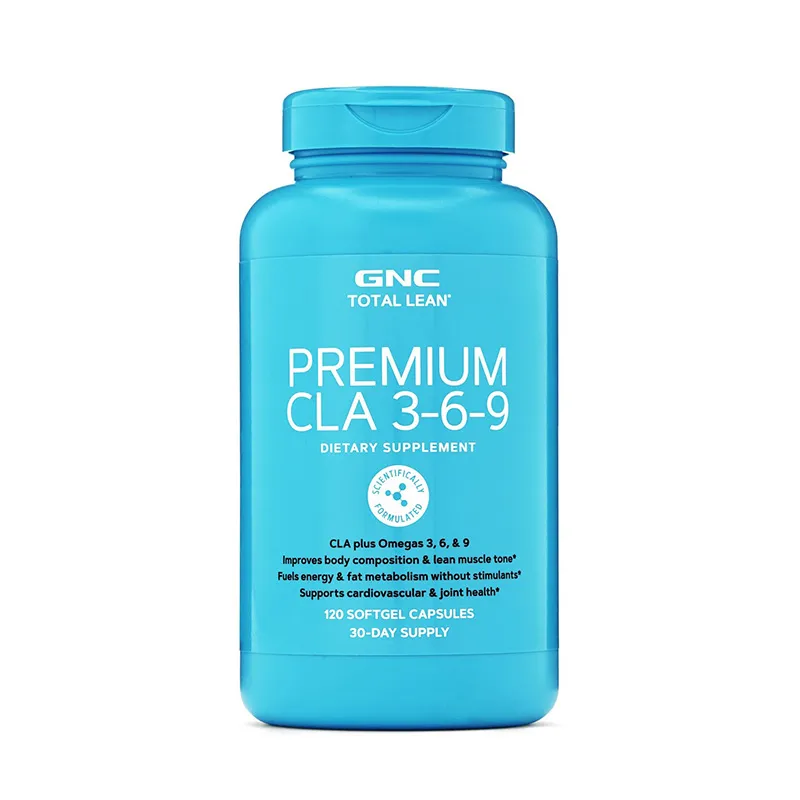 CLA 3-6-9 + Acid Linoleic Conjugat si Omega 3-6-9 Total Lean Premium, 120 capsule, GNC