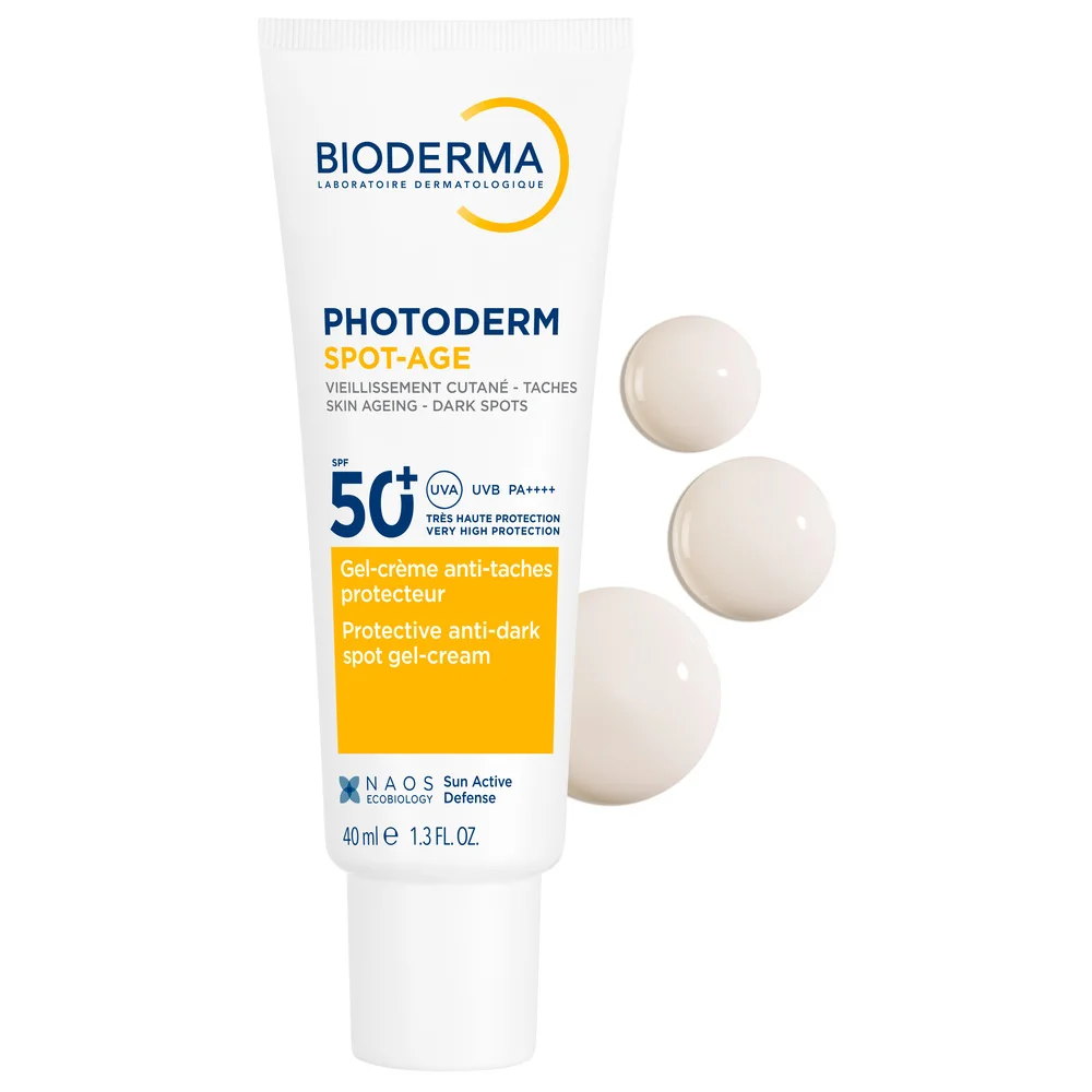 Gel-crema cu efect antioxidant impotriva petelor brune Photoderm Spot-Age SPF 50+, 40ml, Bioderma