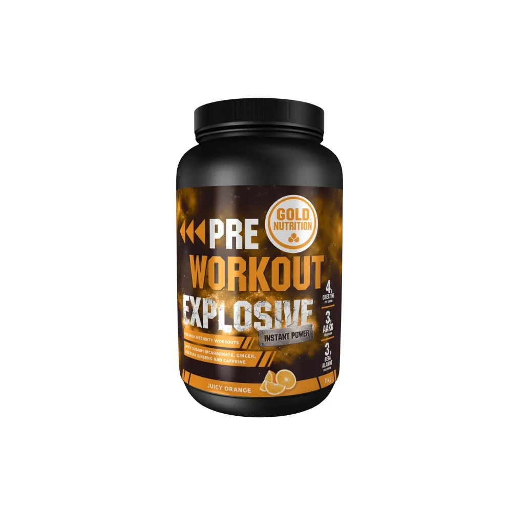 Pudra proteica Pre-Workout Explosive, 1kg, Gold Nutrition