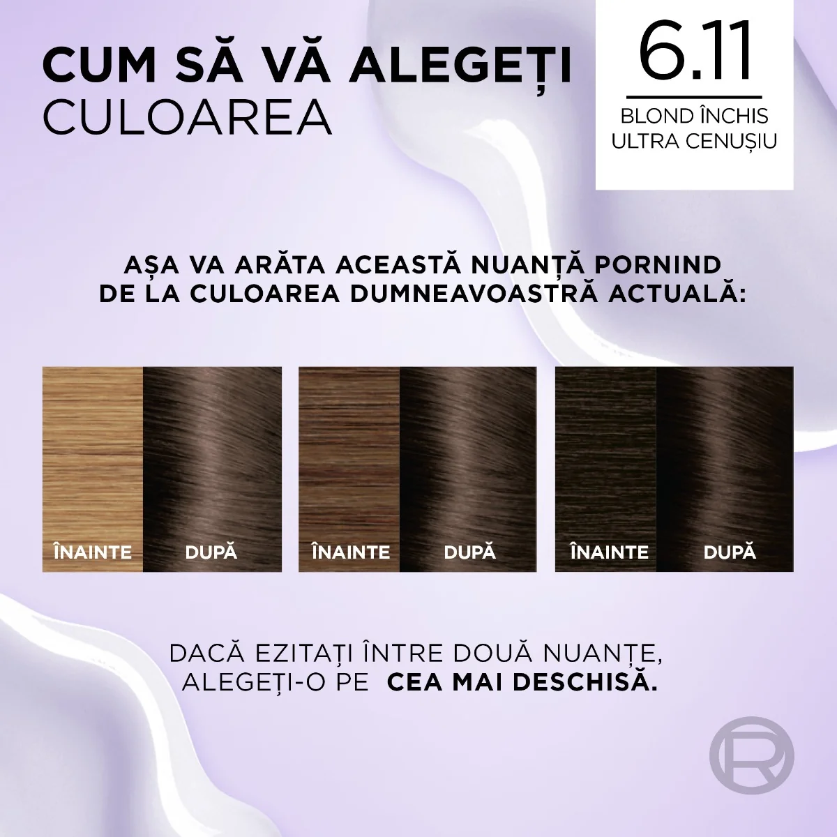 Vopsea de par permanenta Excellence Cool Creme 6.11 Blond Inchis Ultra-Cenusiu, 192ml, L'Oreal Paris