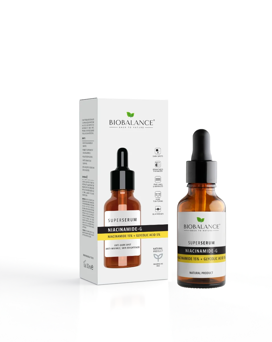 Ser de fata Niacinamide-G 15% + Acid glicolic 5%, 30ml, Bio Balance