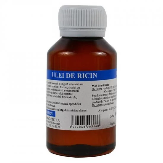 Ulei de ricin, 100ml, Tis Farmaceutic