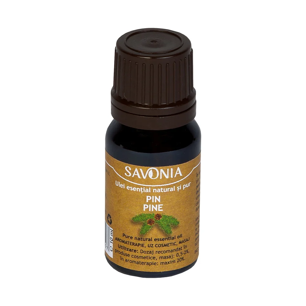Ulei esential natural si pur de pin, 10ml, Savonia