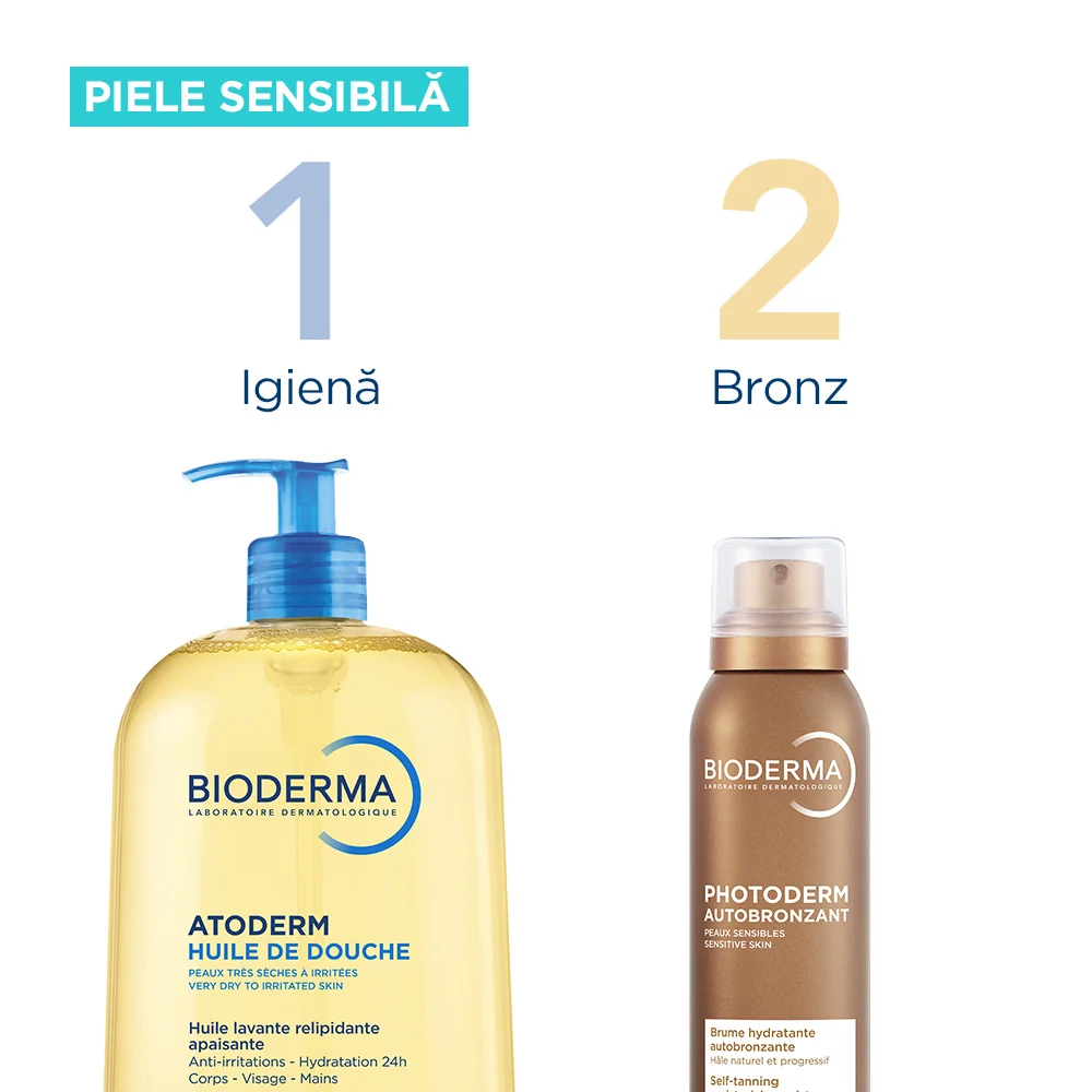 Spray autobronzant Photoderm Brume hidratant, 150ml, Bioderma