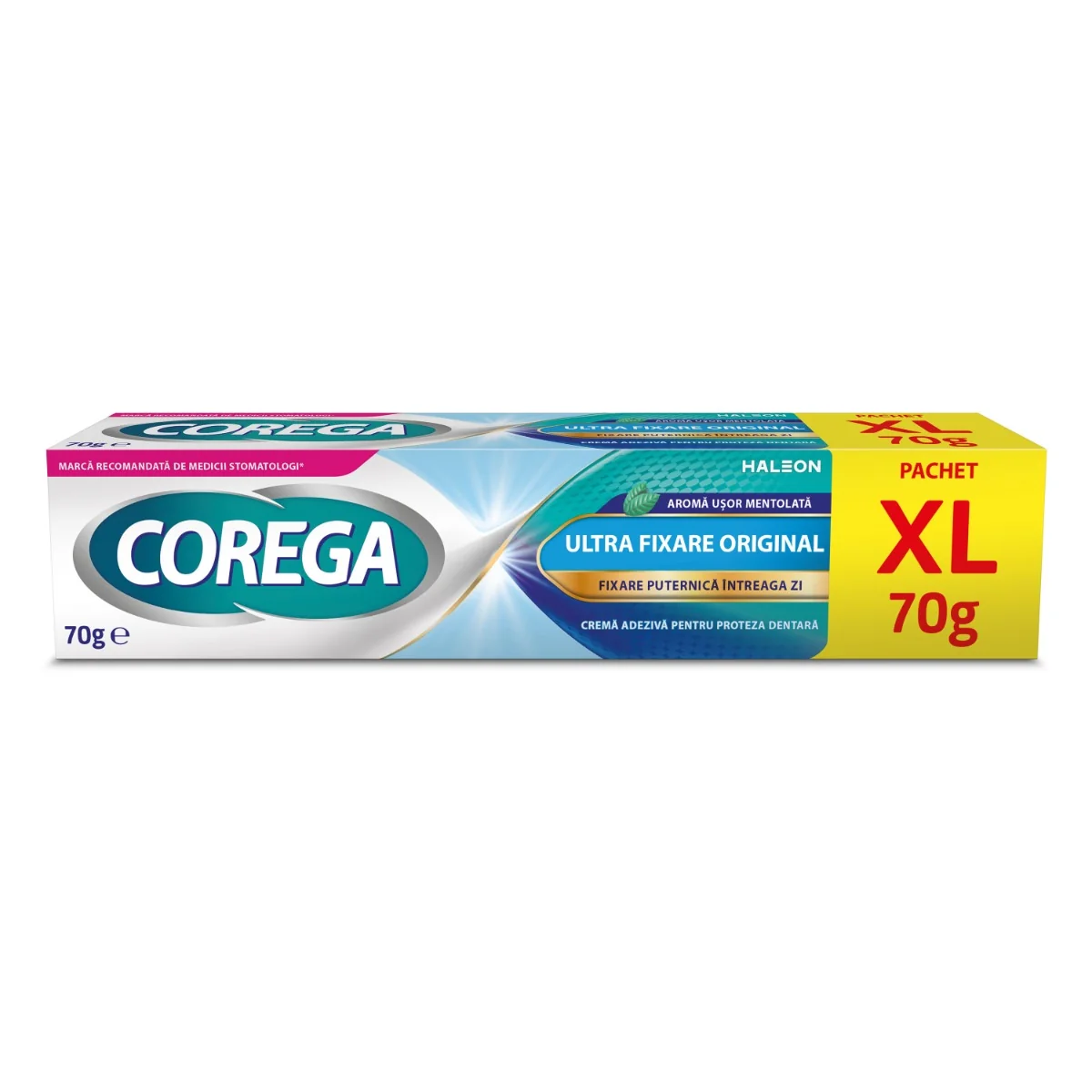 Crema adeziva pentru proteza dentara Ultra Fixare Original, 70g, Corega