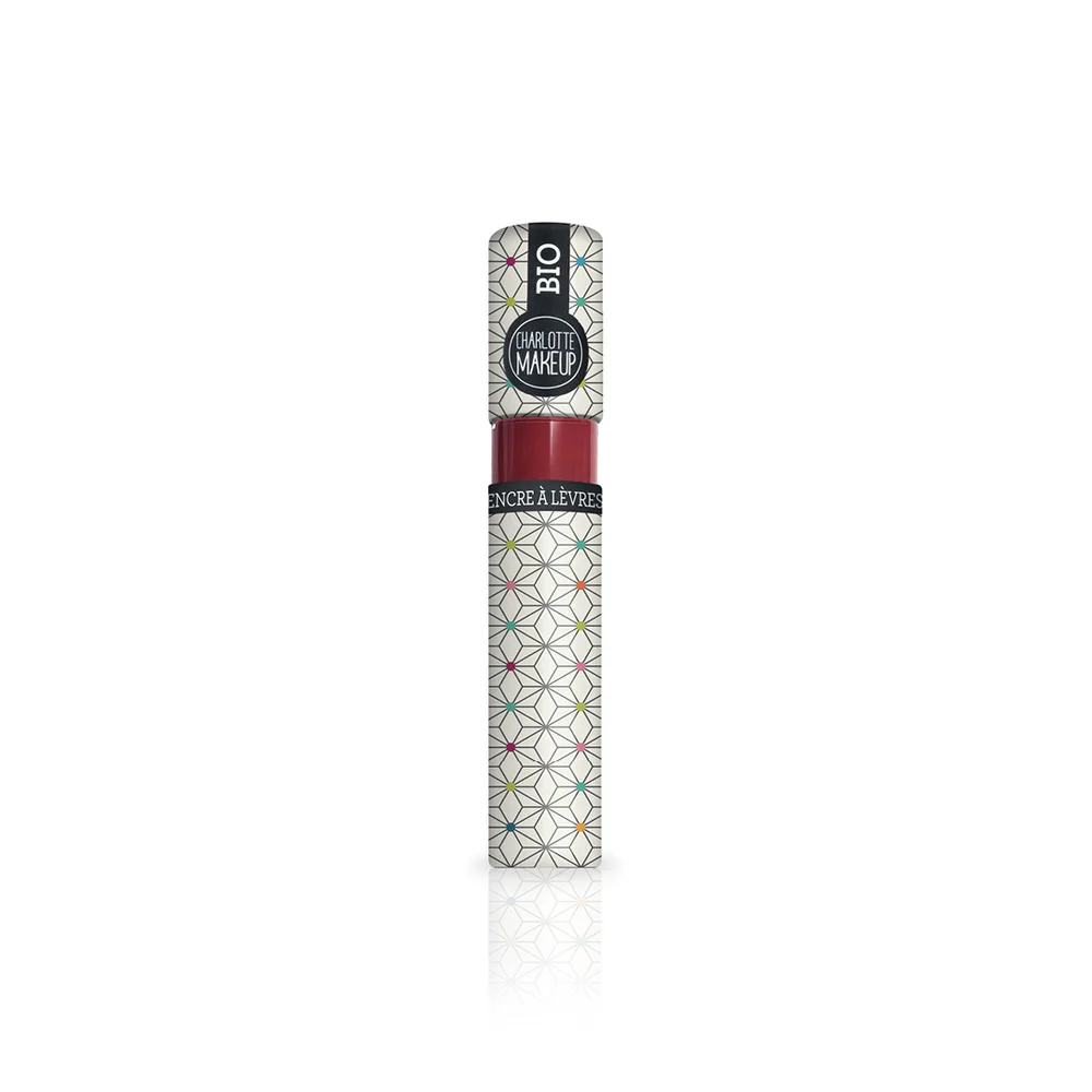Luciu bio de buze cu ulei de ricin Rouge Grenat, 8ml, Charlotte Bio